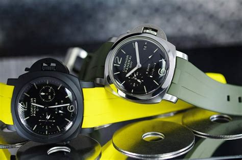 panerai rubber olive|Panerai luminor watch bands.